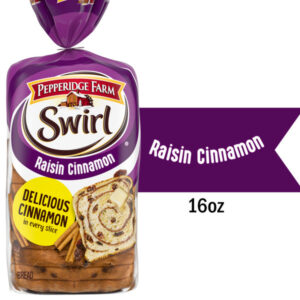 pepperidge farm swirl raisin cinnamon bread