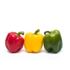 vegetables red yellow and green bell peppers 24 ounces $8